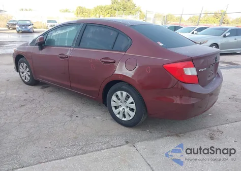 2012 Honda Civic Lx из США, поврежденный, VIN 2HGFB2F56CH532714